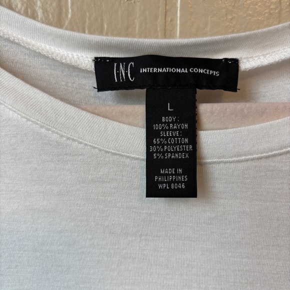 INC Night Rider Puffed Layered Sleeves Blouse - Picture 6 of 14